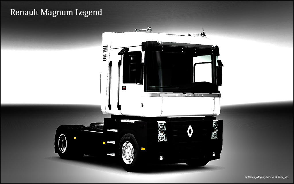 Как нарисовать renault magnum