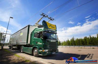 В Швеции проходят испытания грузовики-троллейбусы и грузовики-электрички